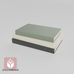 stack of books - sage cream black 1